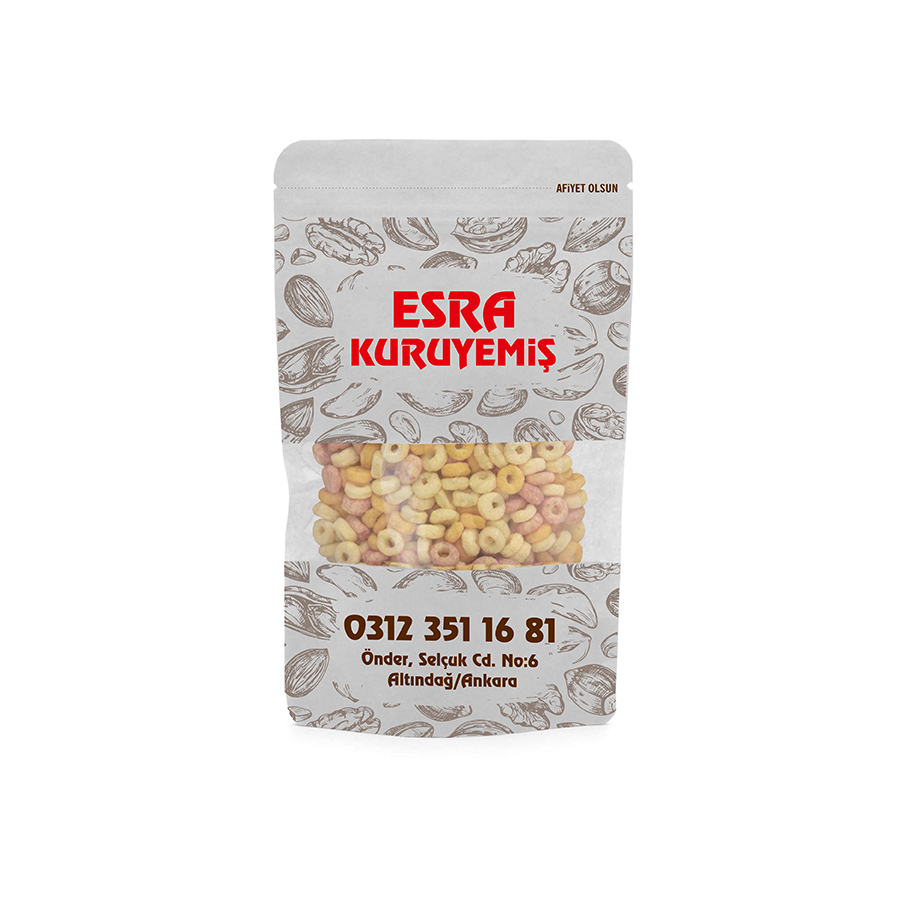 Kraft Beyaz Pencereli Doypack