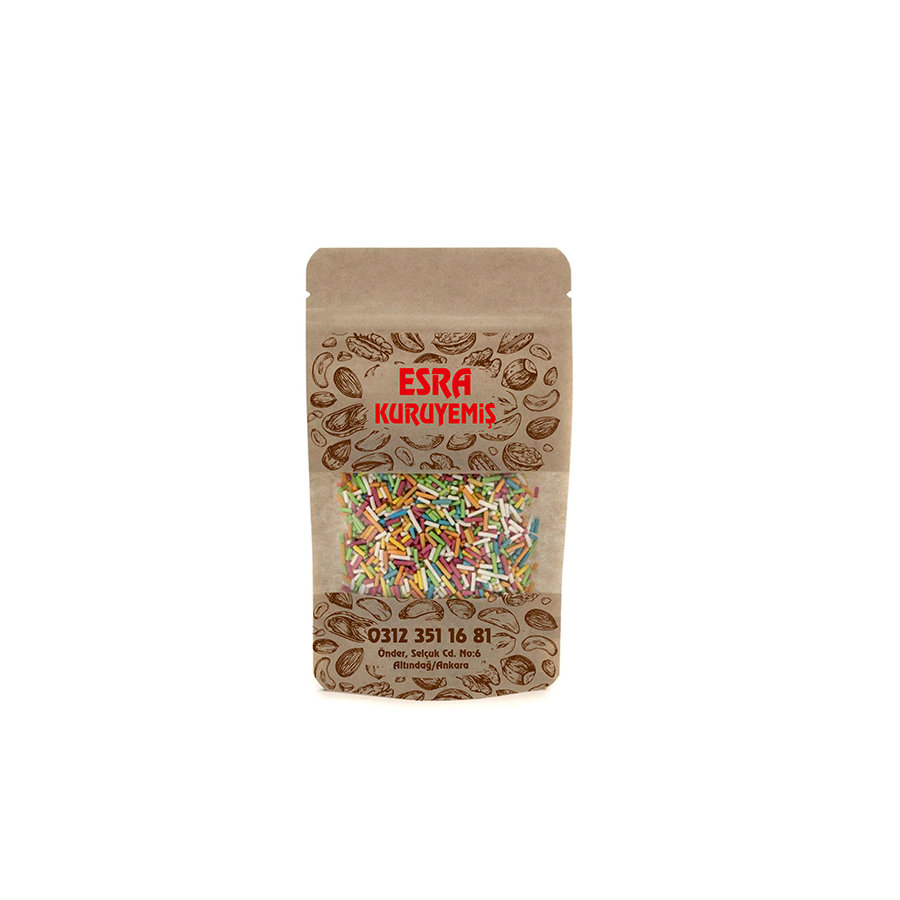 Kraft Pencereli Doypack